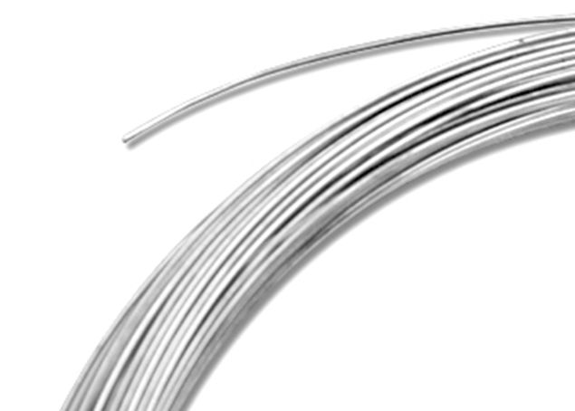 7/8'' Silver Wired Mesh Ribbon - Glerup Revere Packaging