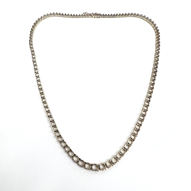 Picture of 4 Prong Wire Degrade Necklace 42 cm